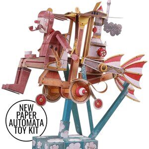 NEW Paper Toy Automatron Automata Papercraft 3D Puzzle Engineering Machine STEM